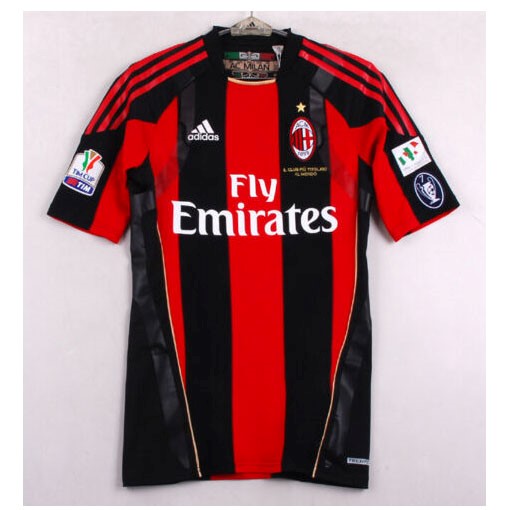 Authentic Camiseta AC Milan 1ª Retro 2010 2011